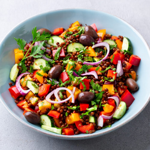 Mediterranean Lentil Salad