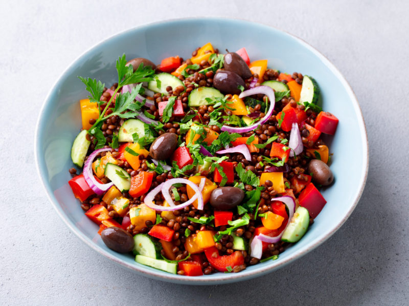 Mediterranean Lentil Salad