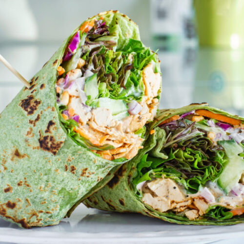 Grilled Chicken Veggie Wrap