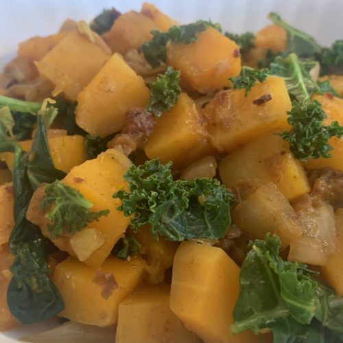 Butternut Squash and Kale